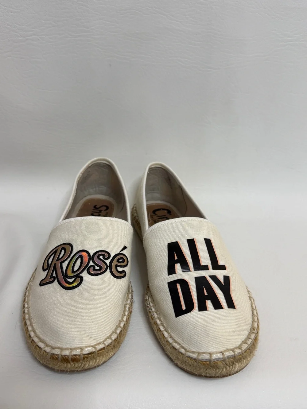 Circus by Sam Edelman Rosé All Day Canvas Espadrilles - Cream in 9.5